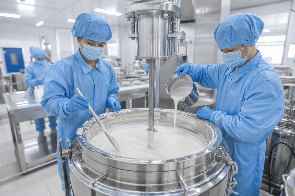 Camellia Blemish Control Cream formulation laboratory
