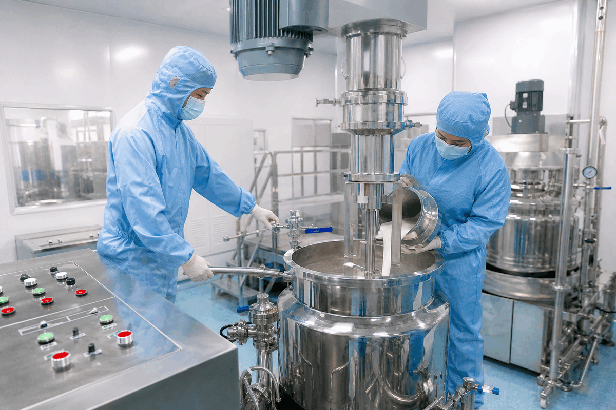 Niacinamide Gluconolactone Brightening Lotion formulation laboratory