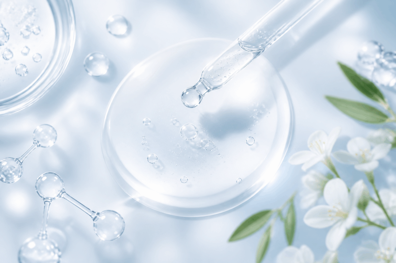 Panthenol Soothing Repair Serum formulation texture visual