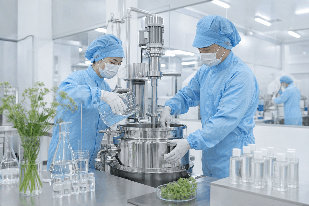 Sea Fennel Tremella Hydrating Toner formulation laboratory