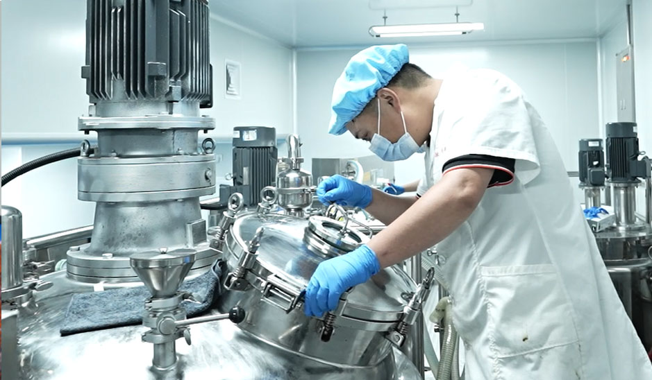 Skincare production scale-up and manufacturing equipment operation