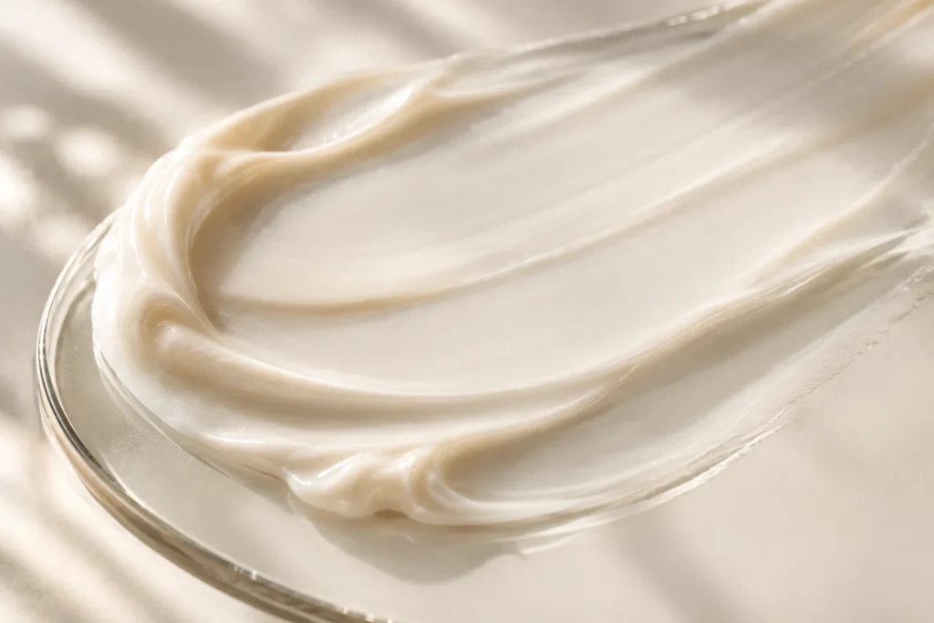 Niacinamide Brightening Anti-Wrinkle Cream — Hydrogenated Polyisobutene formulation concept