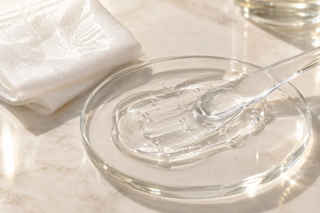Niacinamide Brightening Soothing Nourishing Mask — Glycerin formulation concept
